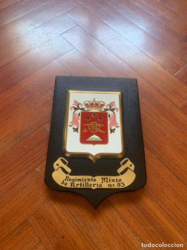 Military Antiques: Metopa Regimiento Mixto Artilleria N&ordm;93 20x14 cm