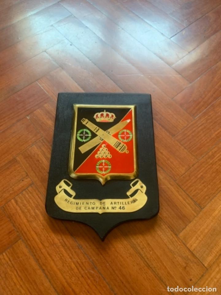 Military Antiques: Metopa Regimiento Artilleria Campa&ntilde;a N&ordm;46 20x14cm
