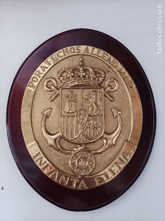 Military Antiques: Metopa naval. Corbeta INFANTA CRISTINA F-34. Tercera de la clase Descubierta de la Armada Espa&ntilde;ola.