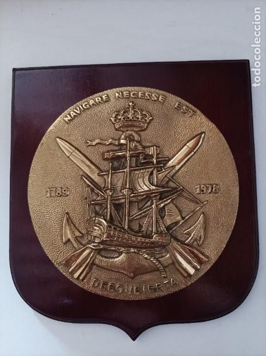 Military Antiques: Metopa naval. Corbeta DESCUBIERTA F-31. Primera de la clase Descubierta de la Armada Espa&ntilde;ola.