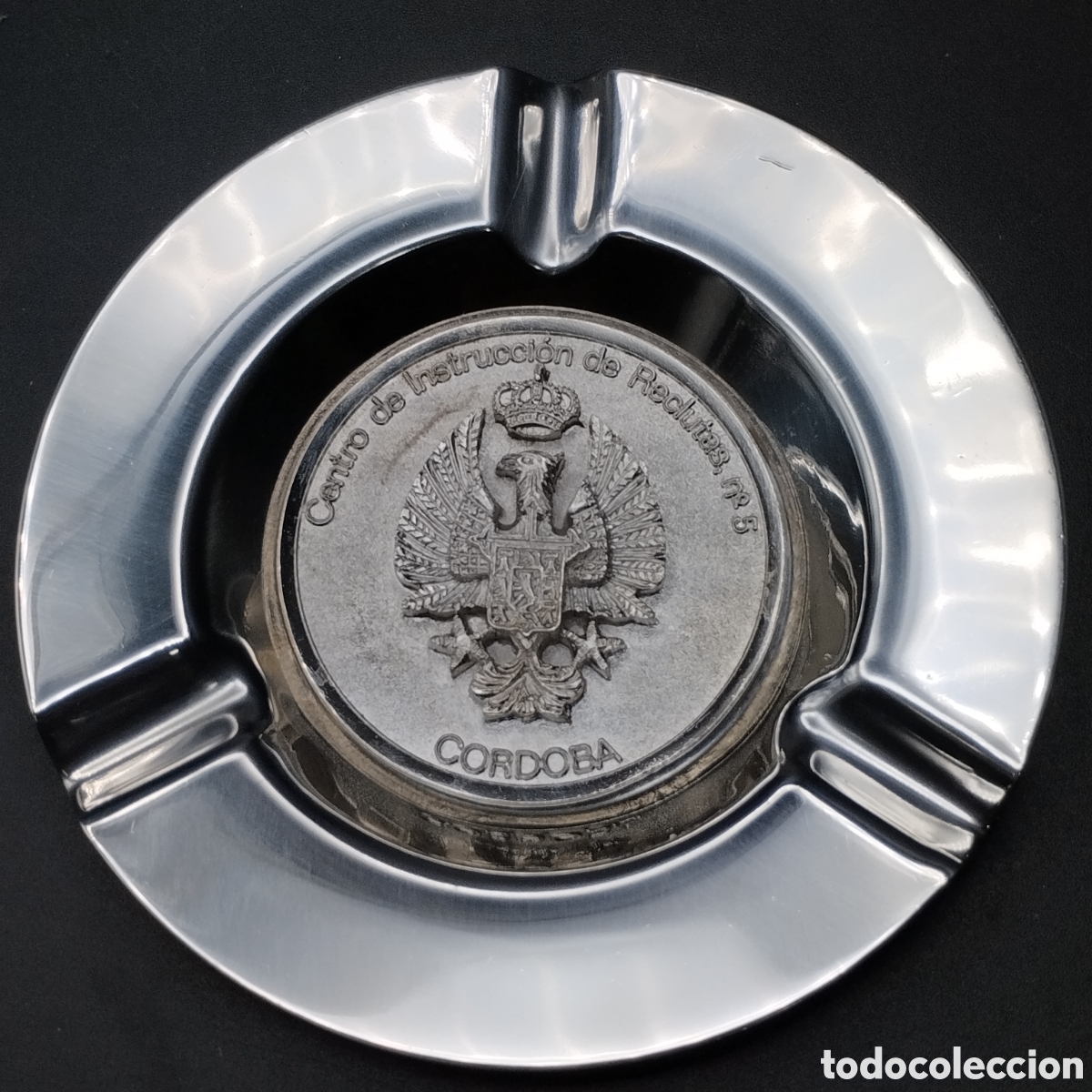 Military Antiques: CENICERO MILITAR. Centro de instrucci&oacute;n de Reclutas N&deg;5. CORDOBA. A estrenar en estuche original!!!