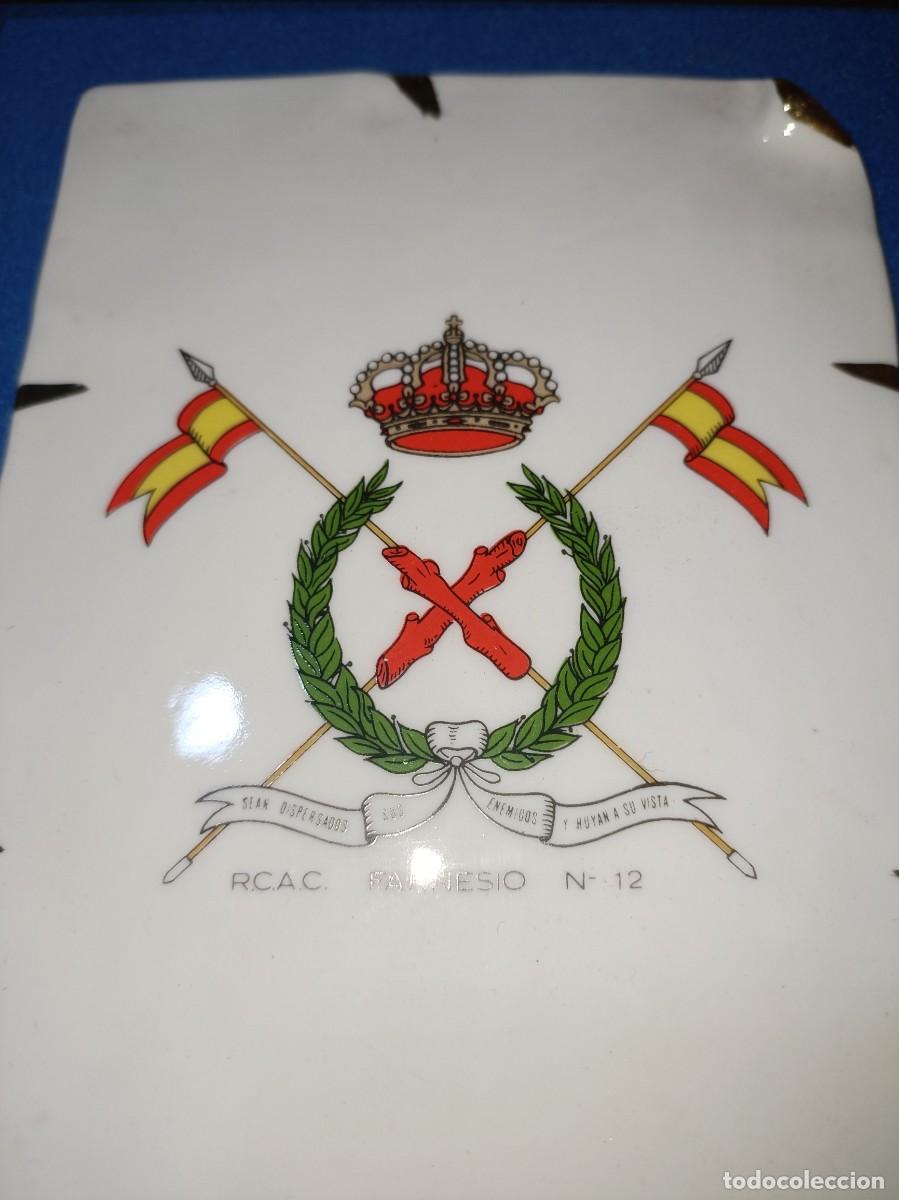 Military Antiques: Metopa realizada en cer&aacute;mica del regimiento acorazado Alejandro Farnesio n&uacute;mero 12