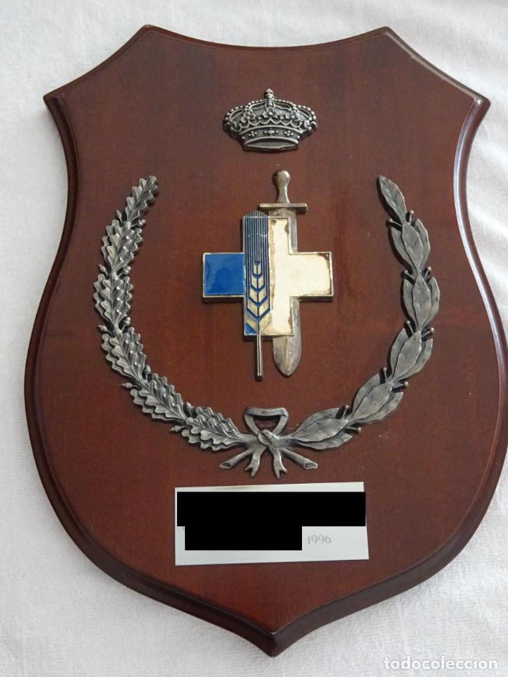 Military Antiques: METOPA MILITAR. VETERINARIA MILITAR. VETERINARIOS EJ&Eacute;RCITO ESPA&Ntilde;OL. 30CM. 700GR