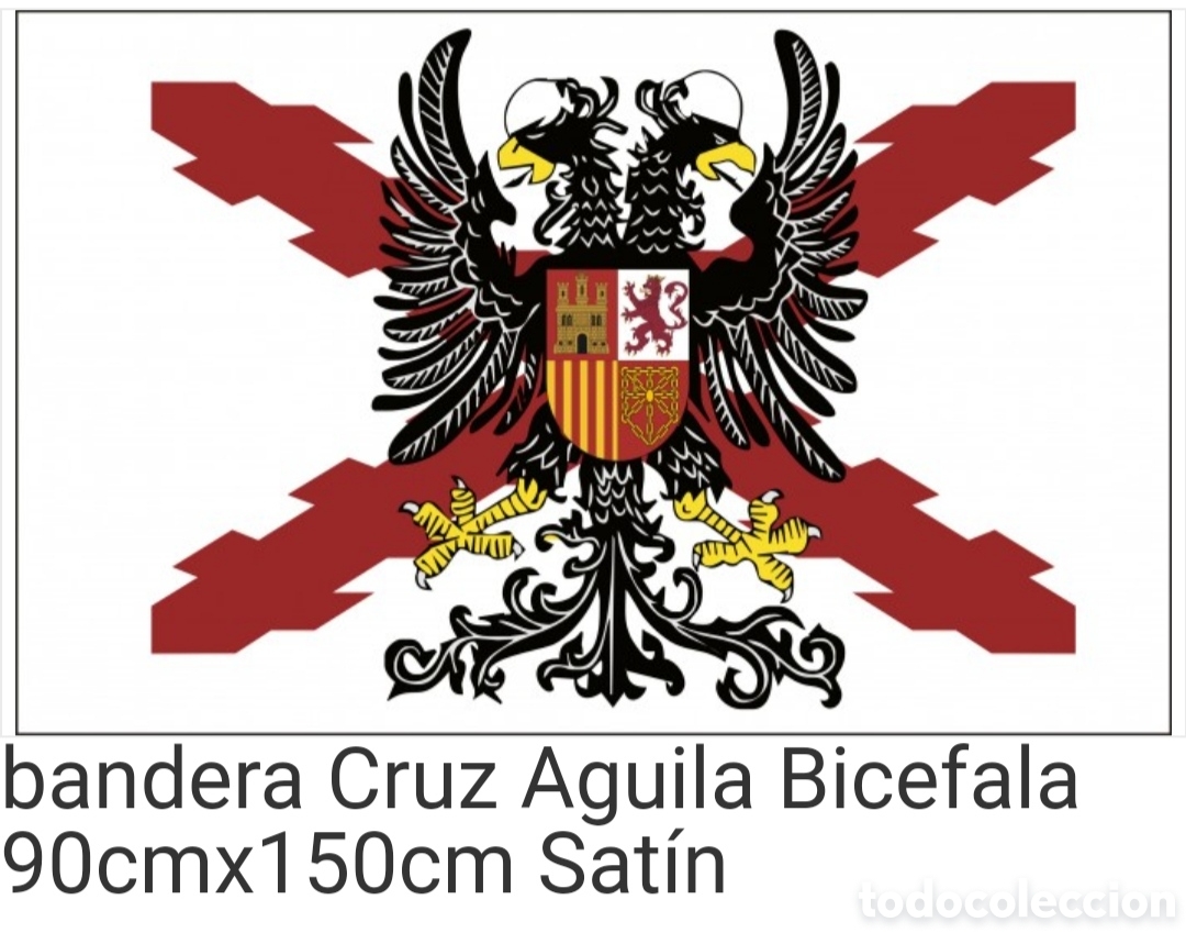 Militaria: Bandera cruz bic&eacute;fala cruz de Borgo&ntilde;a
