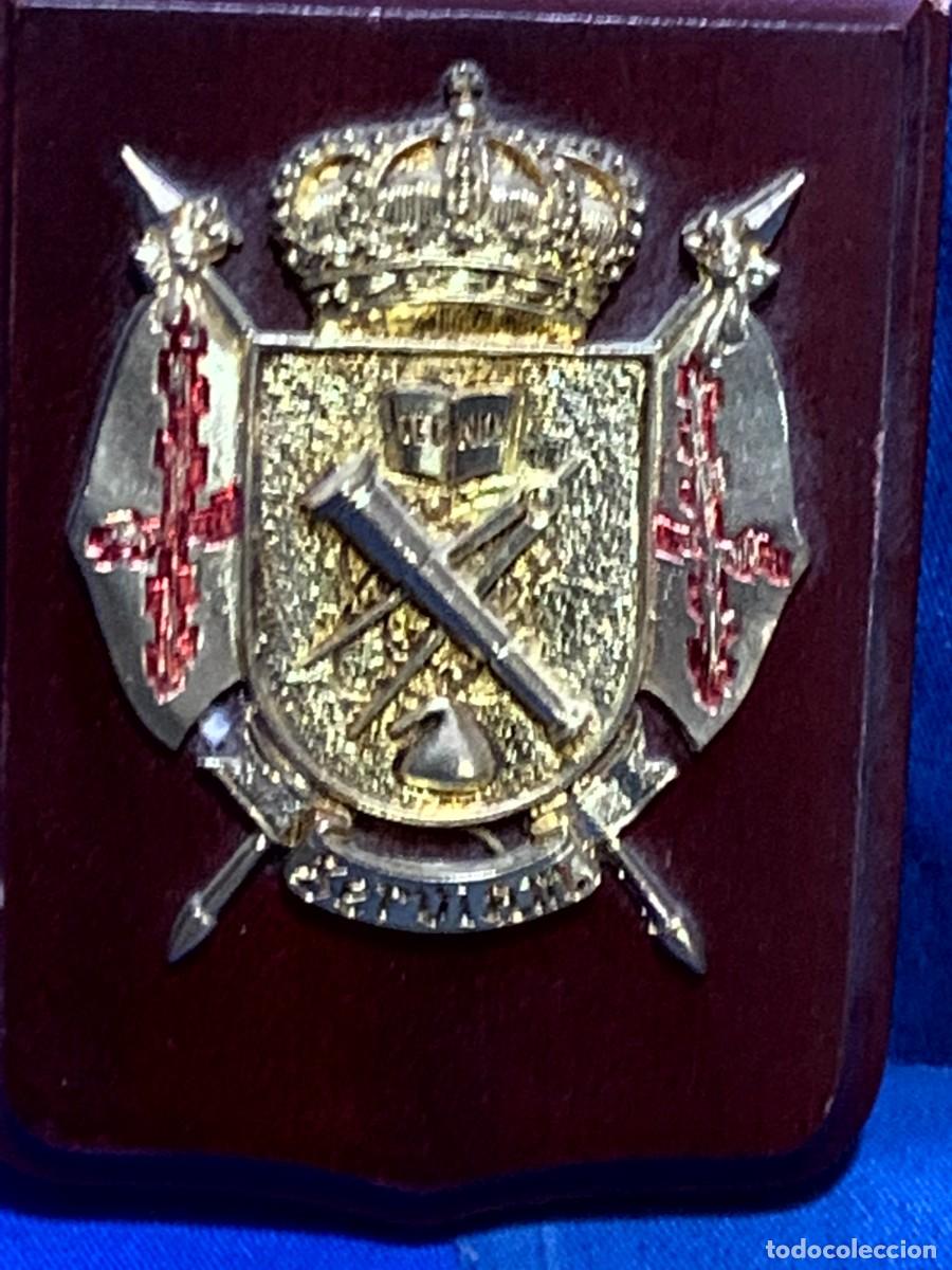 Military Antiques: METOPA SERVIAM TECNOS INSTITUTO POLITECNICO MILITAR 12X8CMS