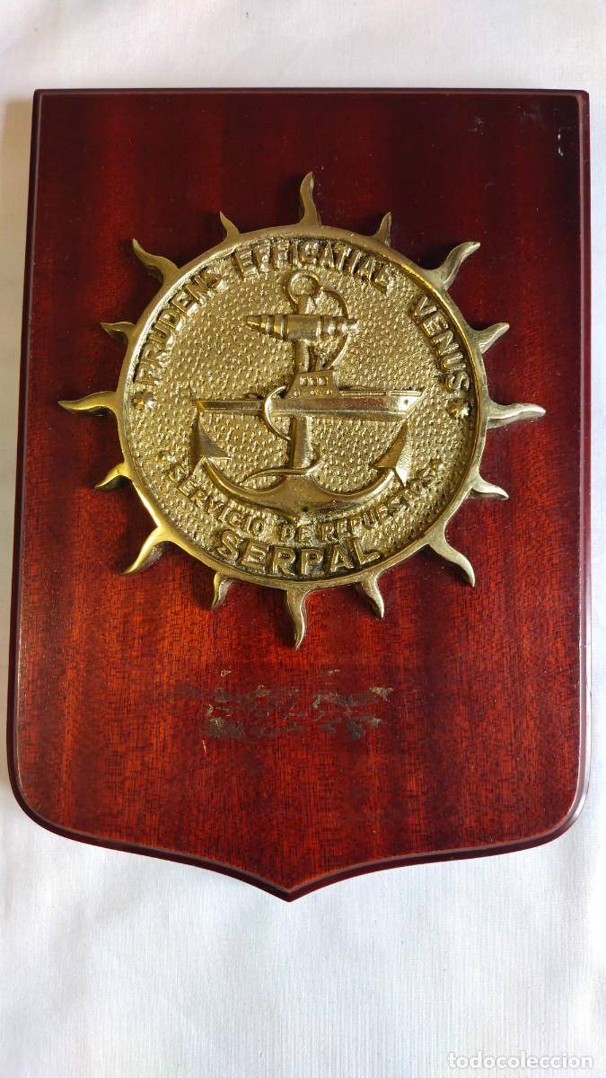 Military Antiques: Metopa. Bronce sobre madera. Servicio de repuestos SERPAL. romanjuguetesymas.