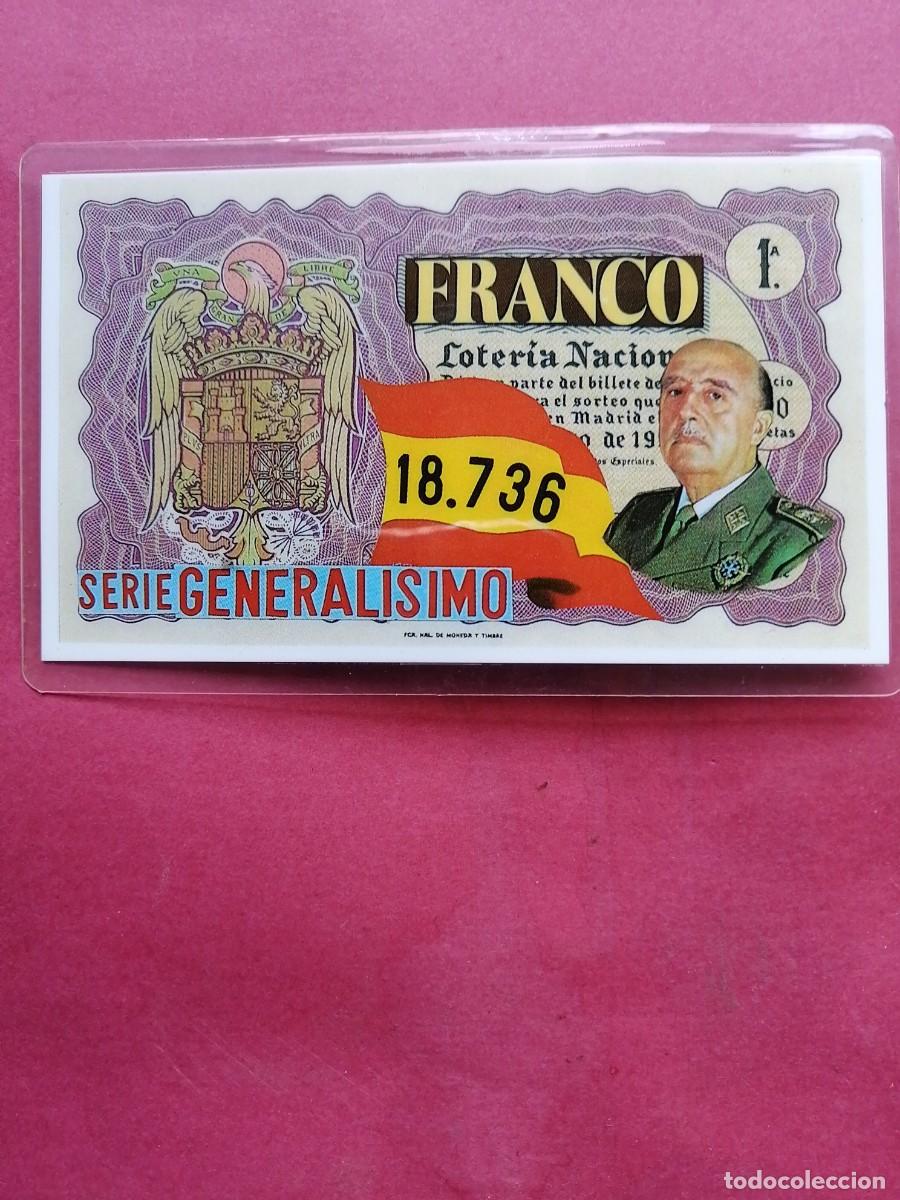 Military Antiques: Loter&iacute;a Franco, plastificada