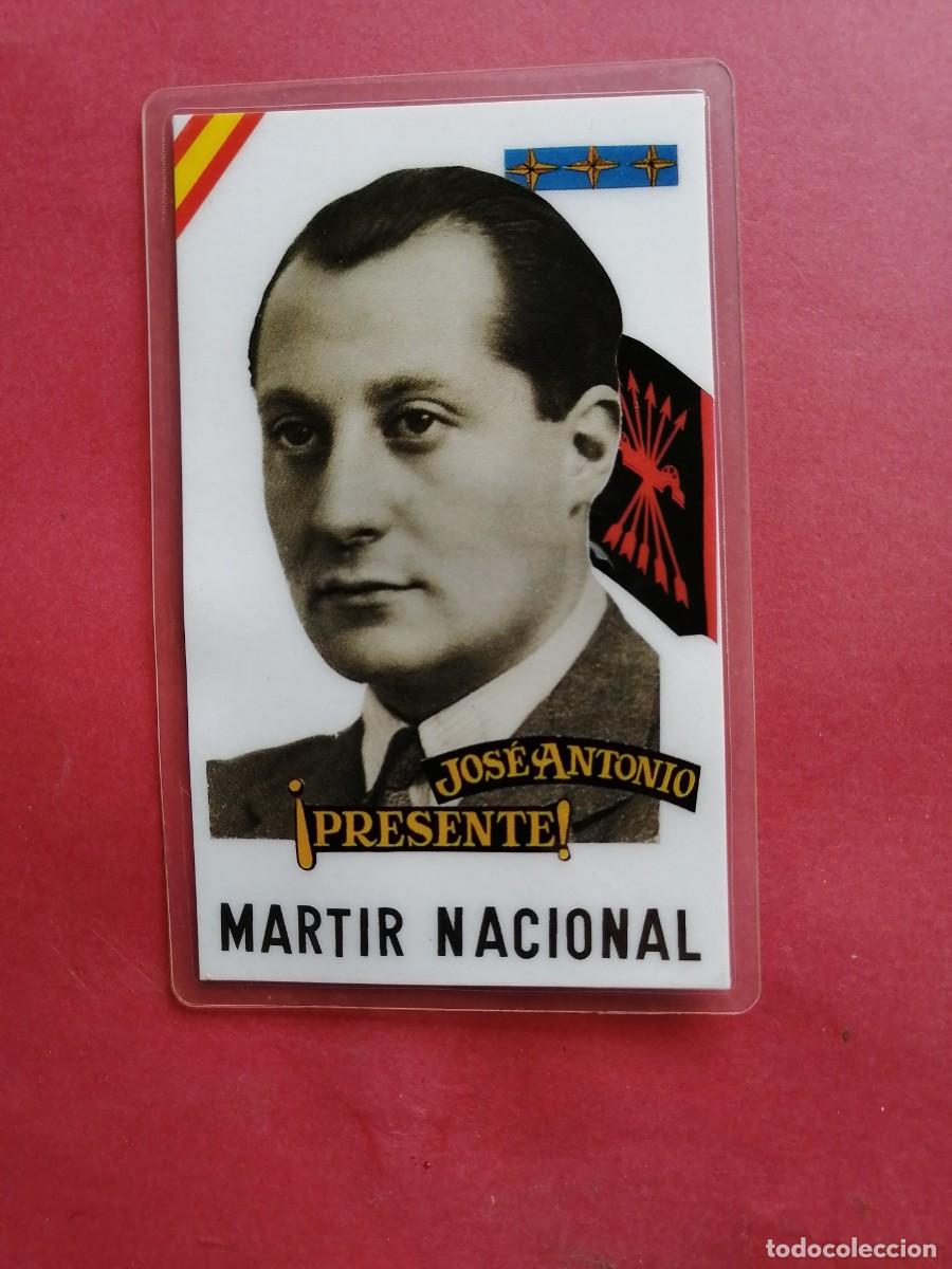 Militaria: Jos&eacute; Antonio, plastificado