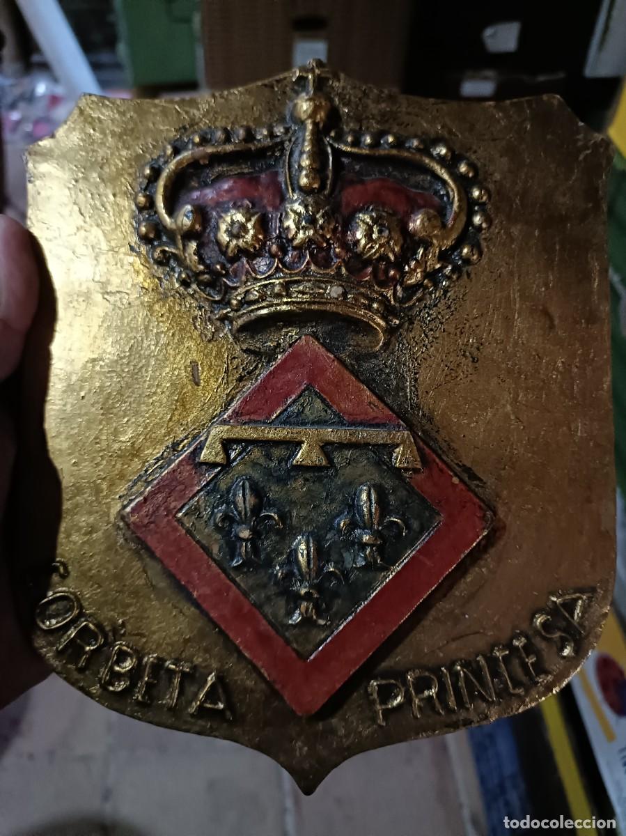 Militaria: Antigua metopa realizada en terracota de la corbeta princesa