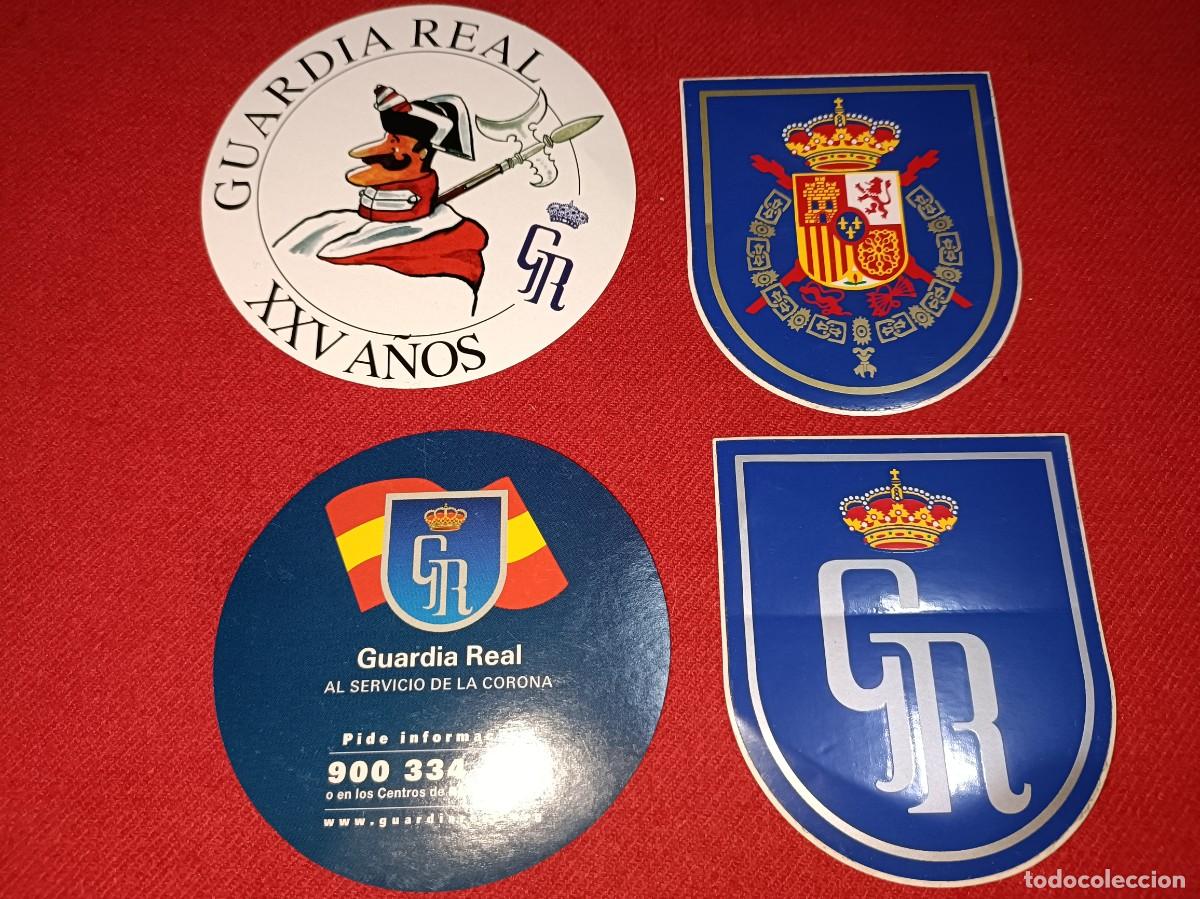 Military Antiques: Lote de pegatinas de la guardia real