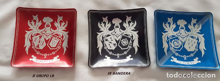 Military Antiques: TRES CENICEROS DE LA LEGION SAHARA ESPA&Ntilde;OL