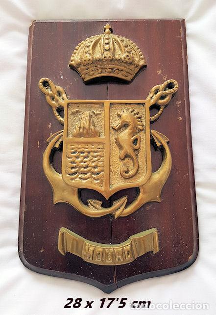 Military Antiques: METOPA BRONCE PATRULLERO MOURO ARMADA ESPA&Ntilde;OLA