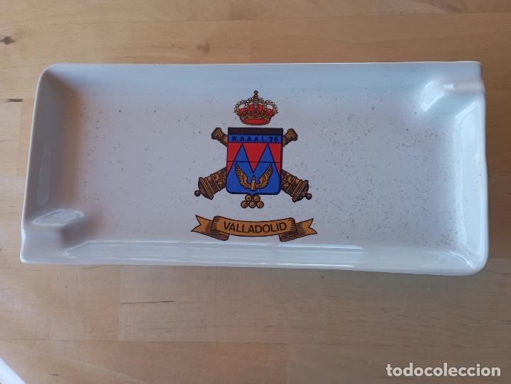 Military Antiques: CENICERO PORCELANA REGIMIENTO DE ARTILLERIA ANTIAEREA RAAAL, 26