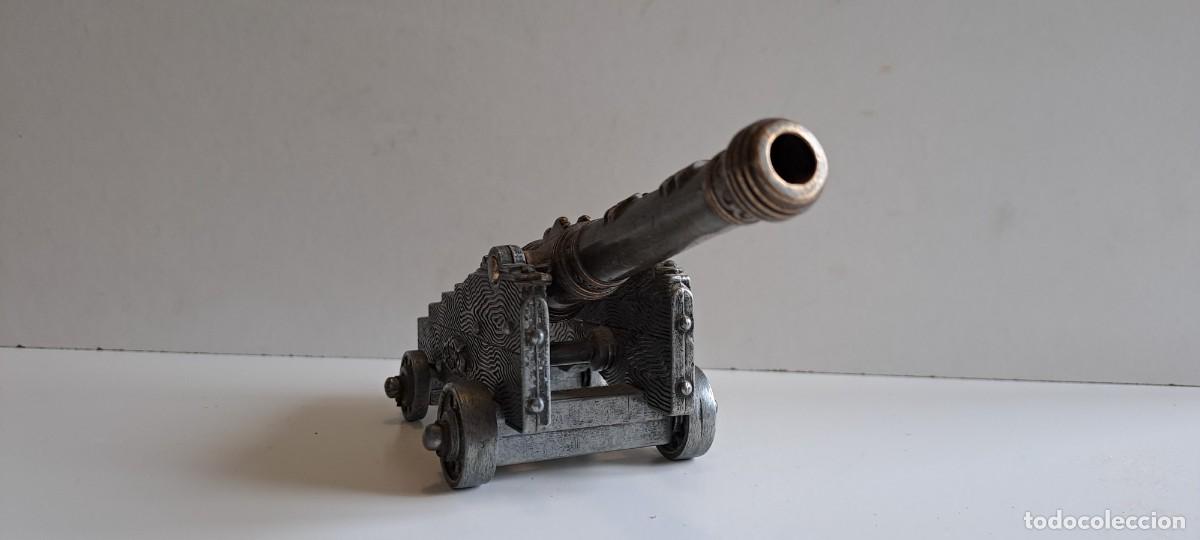 Military Antiques: Ca&ntilde;&oacute;n de metal y bronce. Basculante, se desmonta la parte trasera