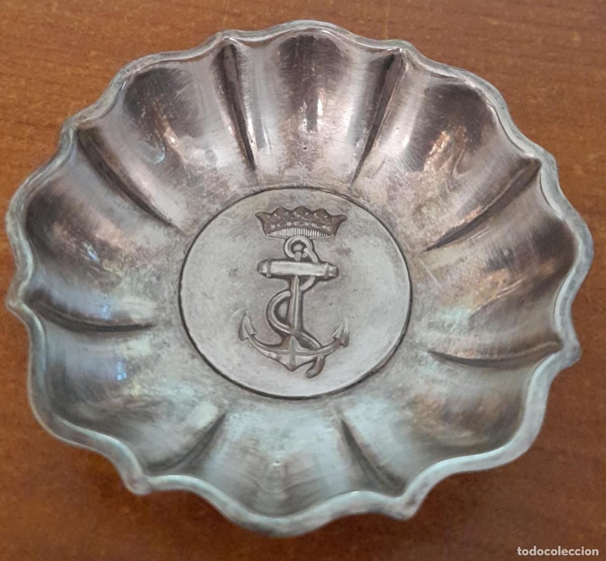 Military Antiques: PLATILLO O CENICERO MET&Aacute;LICO DE LA ARMADA