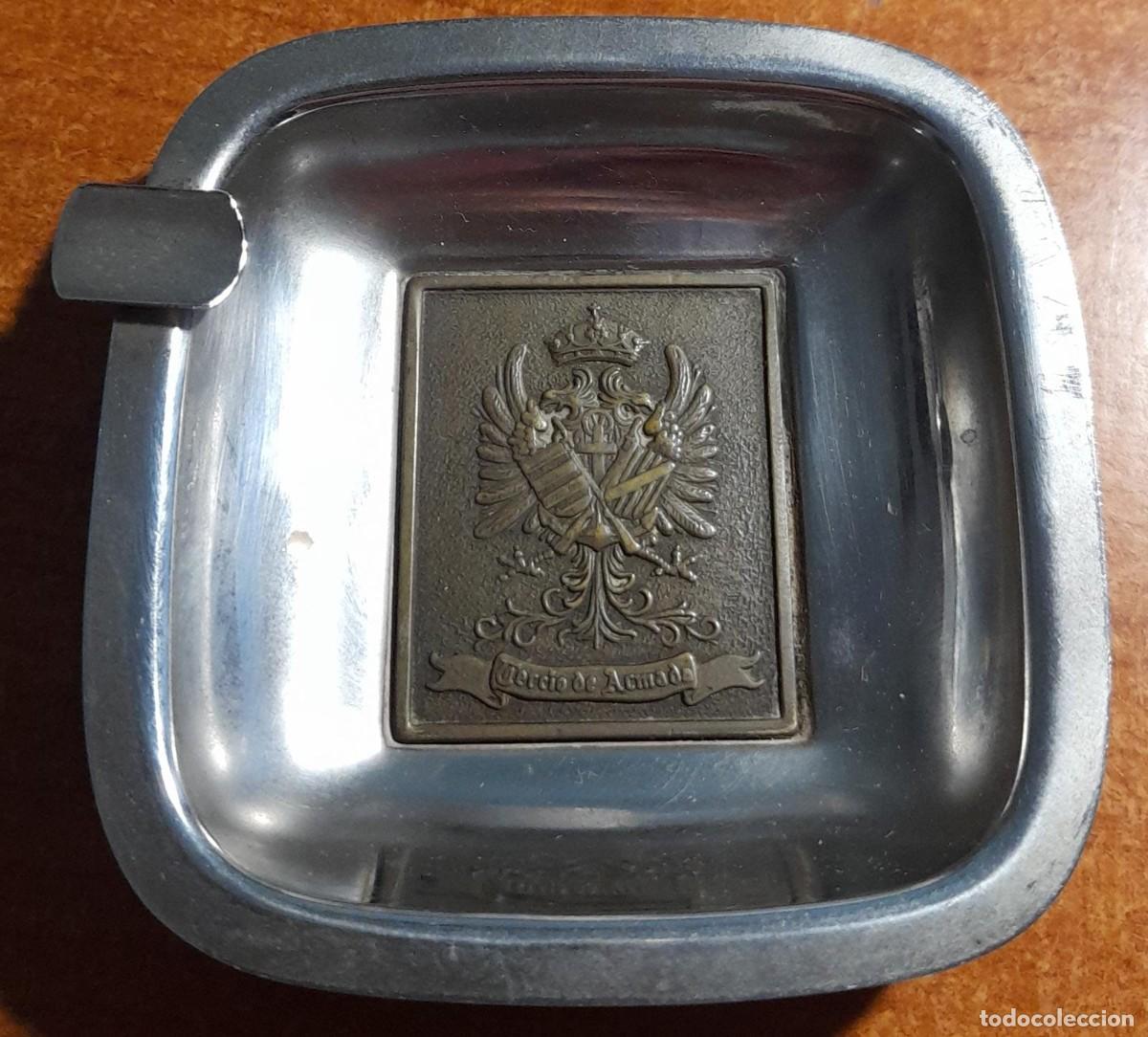 Military Antiques: CENICERO MET&Aacute;LICO DEL TERCIO DE ARMADA
