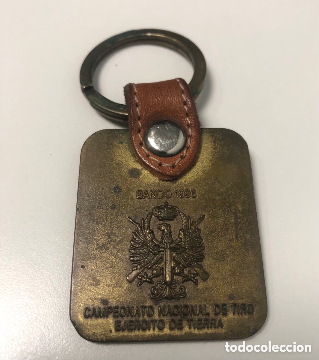 Military Antiques: LLAVERO CAMPEONATO NACIONAL DE TIRO EJ&Eacute;RCITO ESPA&Ntilde;OL. BANDO 1998
