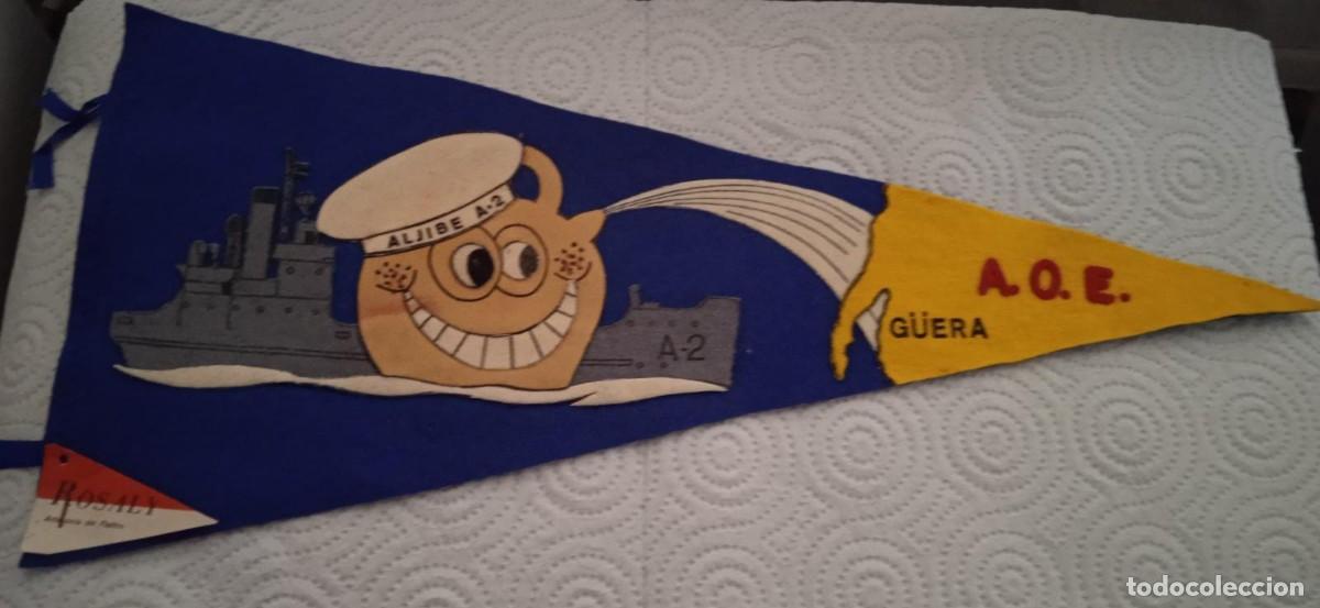 Military Antiques: Bander&iacute;n de fieltro del Buque Aljibe de la Armada Espa&ntilde;ola - A2