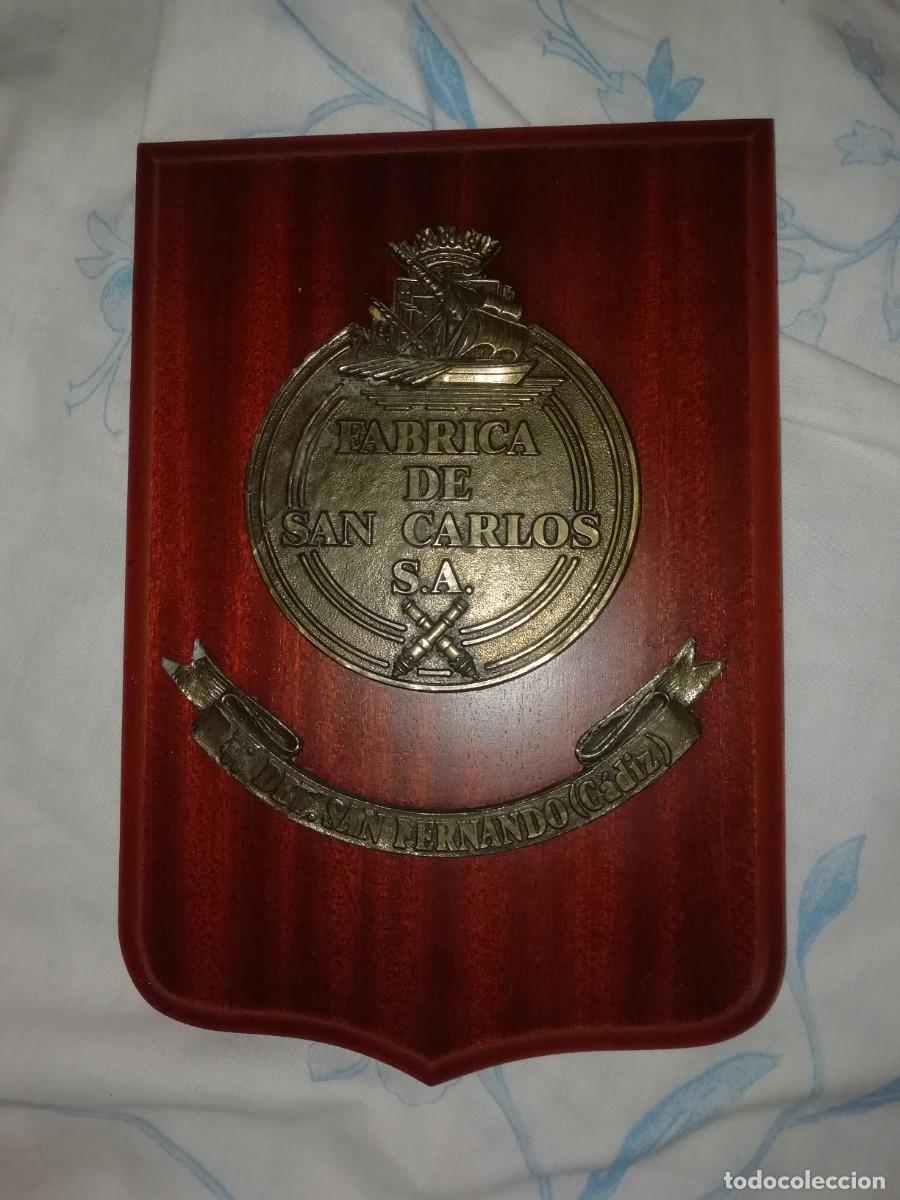 Military Antiques: Metopa madera y bronce fabrica de san carlos s. a. San Fernando C&aacute;diz