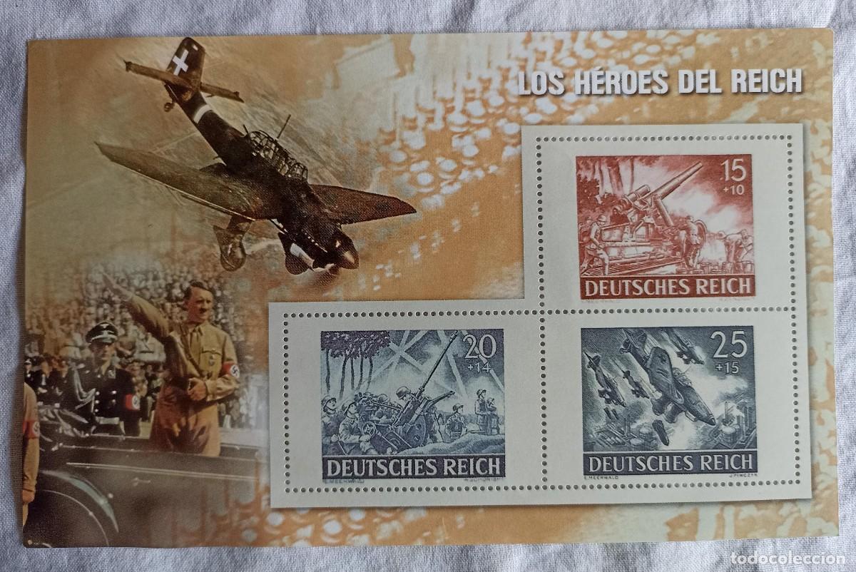 Militaria: R&eacute;plica sellos los heroes del Reich, 70 Aniversario II Guerra Mundial (Alemania) del 2009