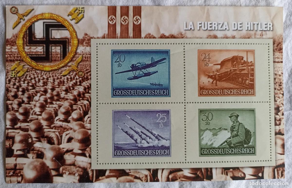 Militaria: R&eacute;plica sellos la fuerza de Hitler, 70 Aniversario II Guerra Mundial (Alemania) del 2009