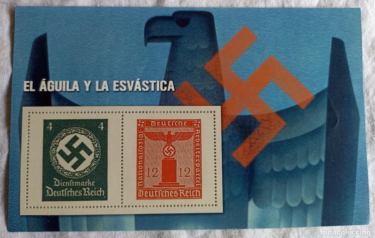 Militaria: R&eacute;plica sellos el &aacute;guila y la esv&aacute;stica, 70 Aniversario II Guerra Mundial (Alemania) del 2009