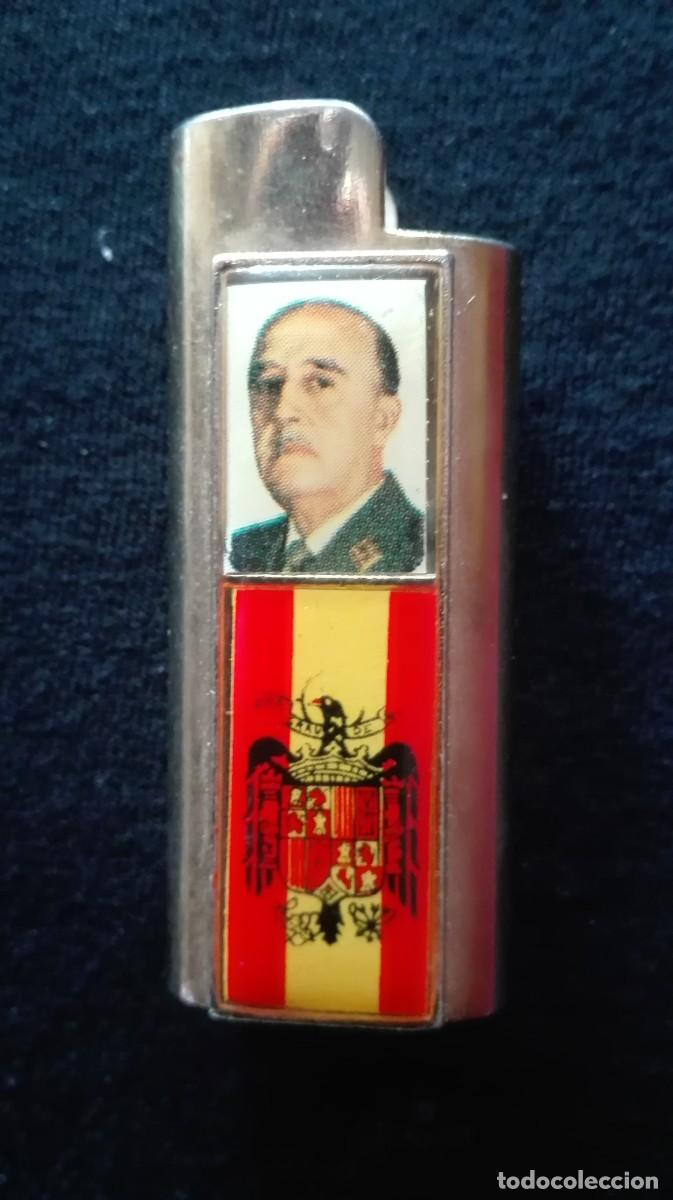 Militaria: FUNDA MECHERO GENERAL FRANCO
