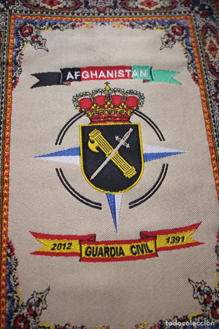 Military Antiques: afghanistan 2012 guardia civil 1391 cuadro de tela