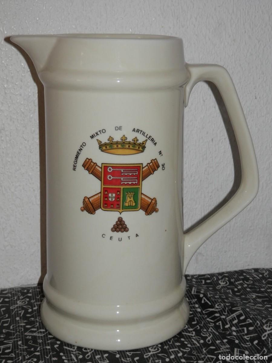 Military Antiques: JARRA MILITAR DEL REGIMIENTO MIXTO ARTILLERIA N&ordm;30 CEUTA