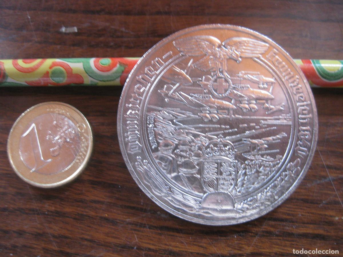 Militaria: REPRO MONEDA MEDALLA NAZI REICH HITLER BATALLA DE INGLATERRA LUFTWAFFE ENGLAND UK GUERRA WWII WAR