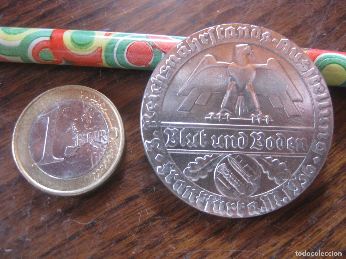 Militaria: REPRO MONEDA MEDALLA NAZI REICH HITLER WWII WAR BLUT UND BODEN TABAK SANGRE Y SUELO