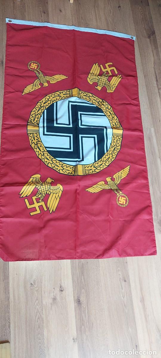 Military Antiques: BANDERA ESTANDARTE PERSONAL. F&Uuml;HRER ADOLF HITLER. III REICH. EXCELENTE REPLICA.