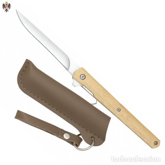 Military Antiques: NAVAJA JAMONERA CLASICA + FUNDA 21,5 CMS ** LIGERA 58 GR
