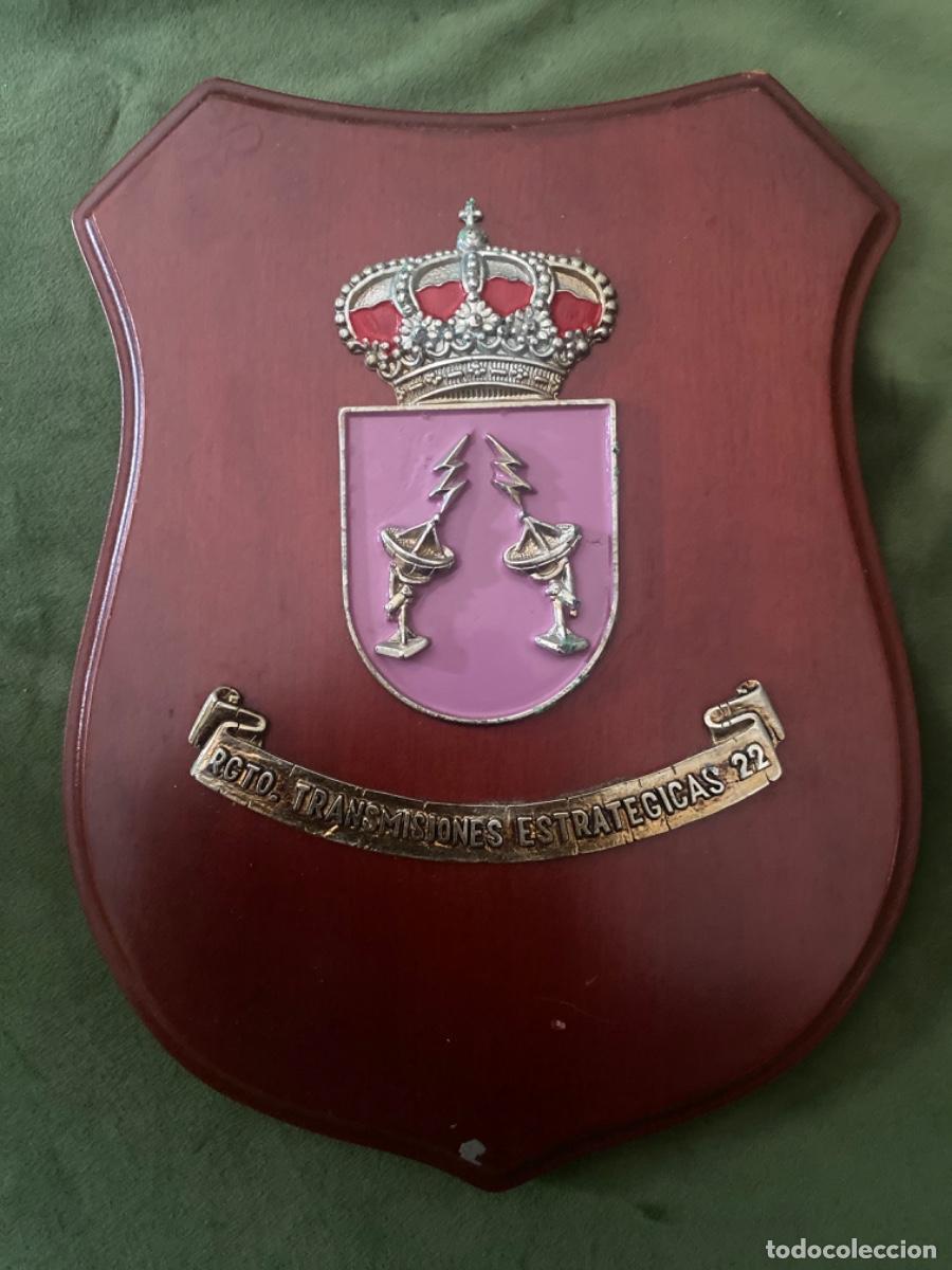 Military Antiques: METOPA MILITAR REGIMIENTO DE TRANSMISIONES ESTRAT&Eacute;GICAS 22