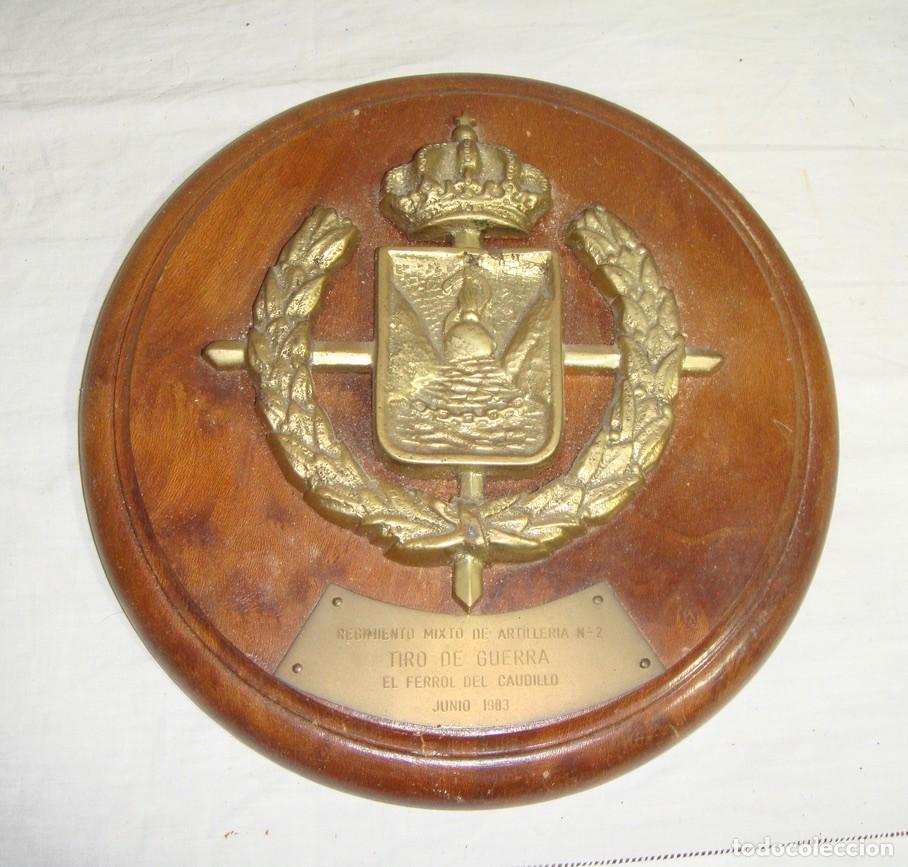 Military Antiques: Metopa. Regimiento de Artiller&iacute;a. N&ordm; 2. Tiro de Guerra. El Ferrol. 1983.