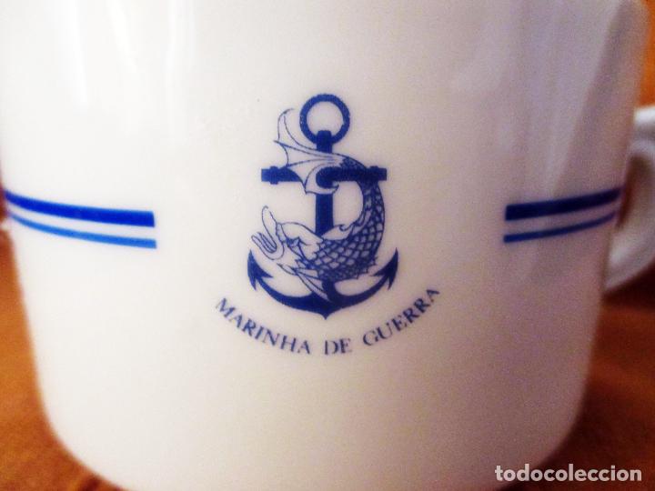 Militaria: TAZA MARINA DE GUERRA PORTUGUESA / X&Iacute;CARA MARINHA. VISTA ALEGRE PORCELANA.