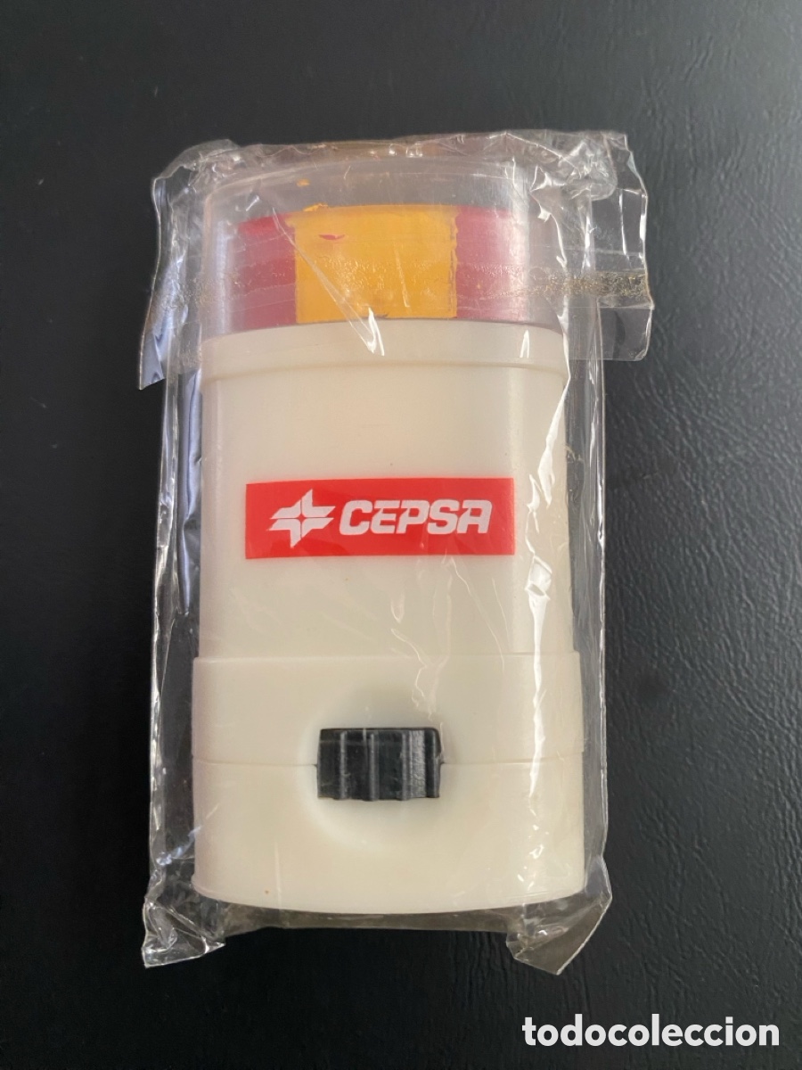 Militaria: LUBRICANTES CEPSA STICK DE PINTURA BANDERA DE ESPA&Ntilde;A