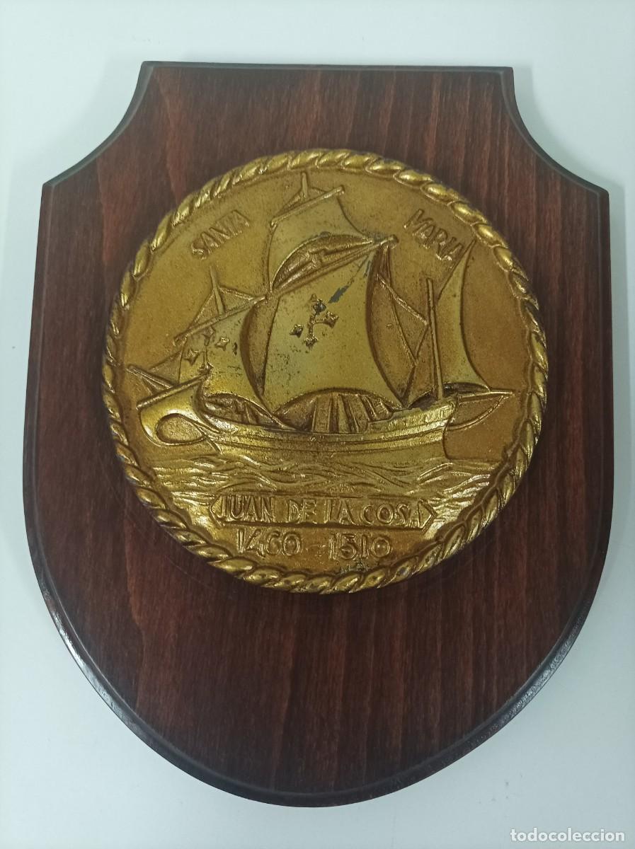 Military Antiques: Metopa naval. NAO SANTA MARIA - JUAN DE LA COSA 1460-1510.