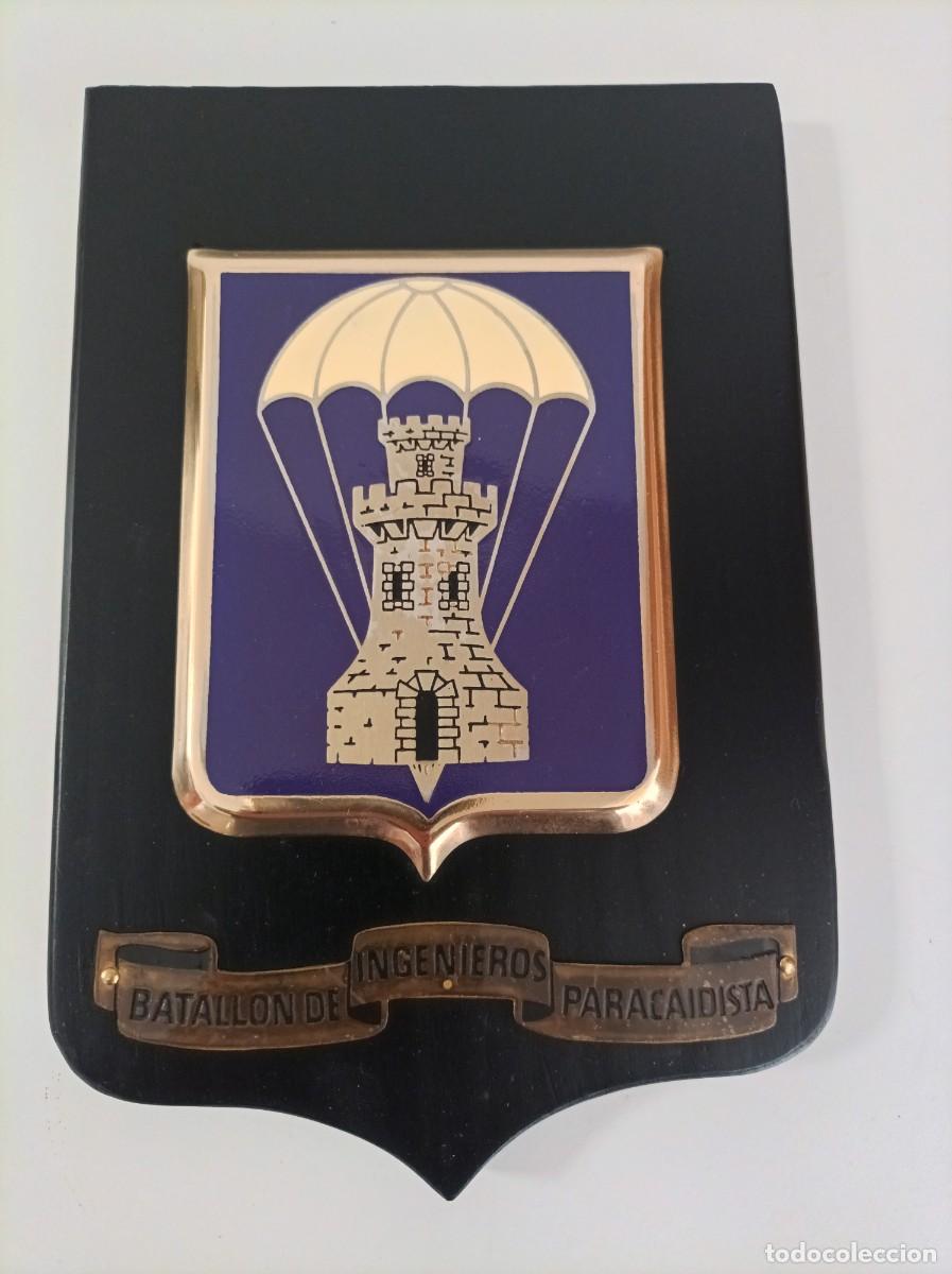 Militaria: Metopa militar. BRIGADA PARACAIDISTA - BATALLON DE INGENIEROS PARACAIDISTA.
