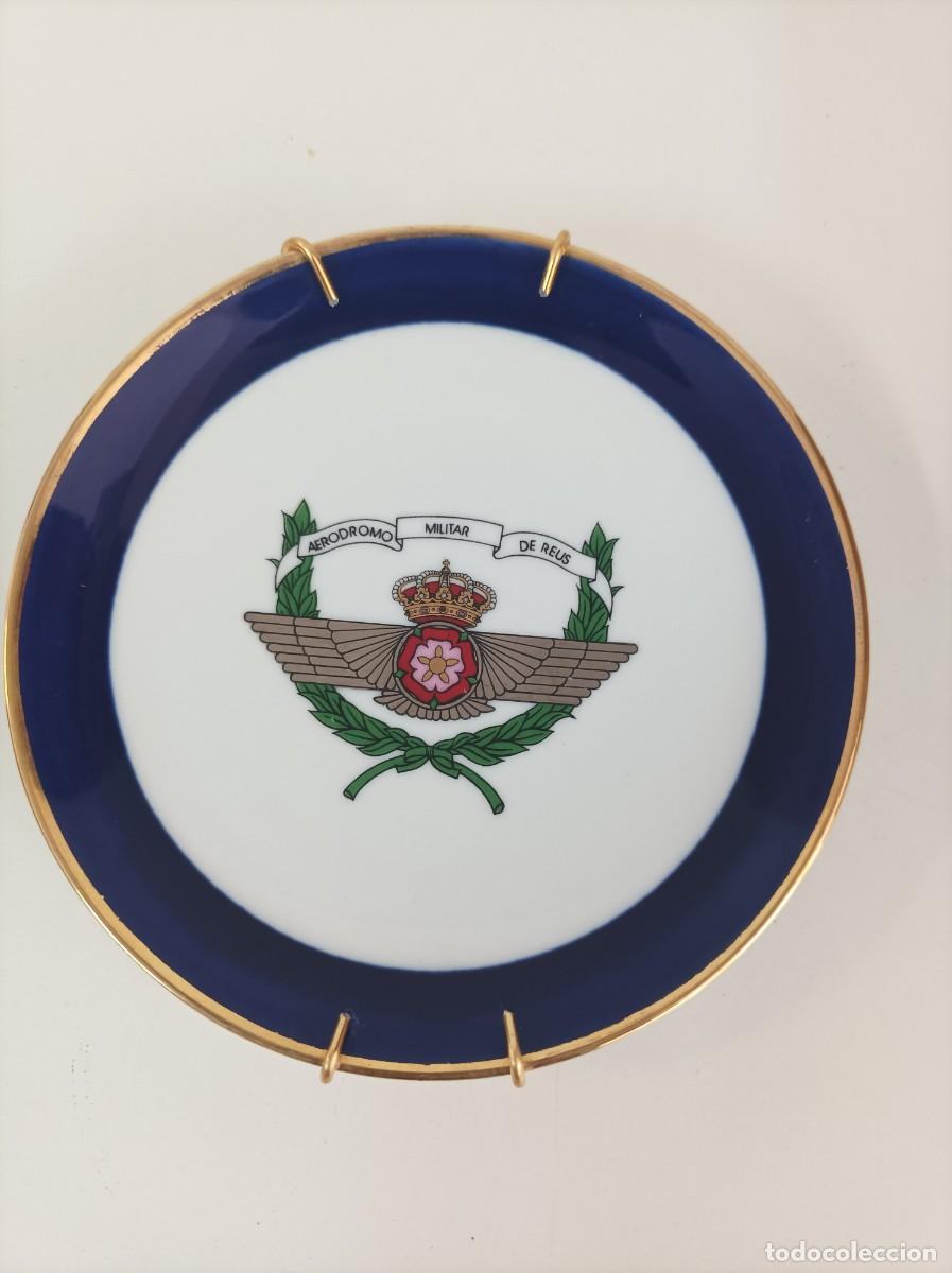 Militaria: Ejercito del Aire. Plato ceramico de colgar. AERODROMO MILITAR DE REUS.