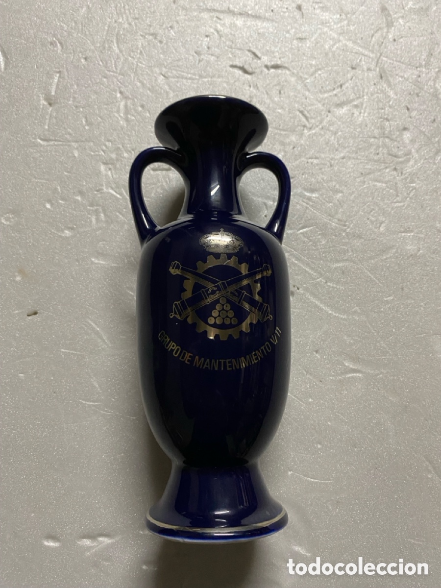 Military Antiques: JARR&Oacute;N DE PORCELANA GRUPO DE MANTENIMIENTO DE ARTILLER&Iacute;A