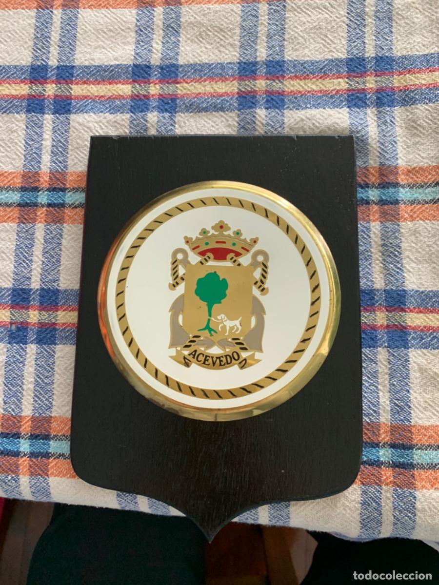 Militaria: Metopa Armada Patrullero Acevedo 20x14 cm