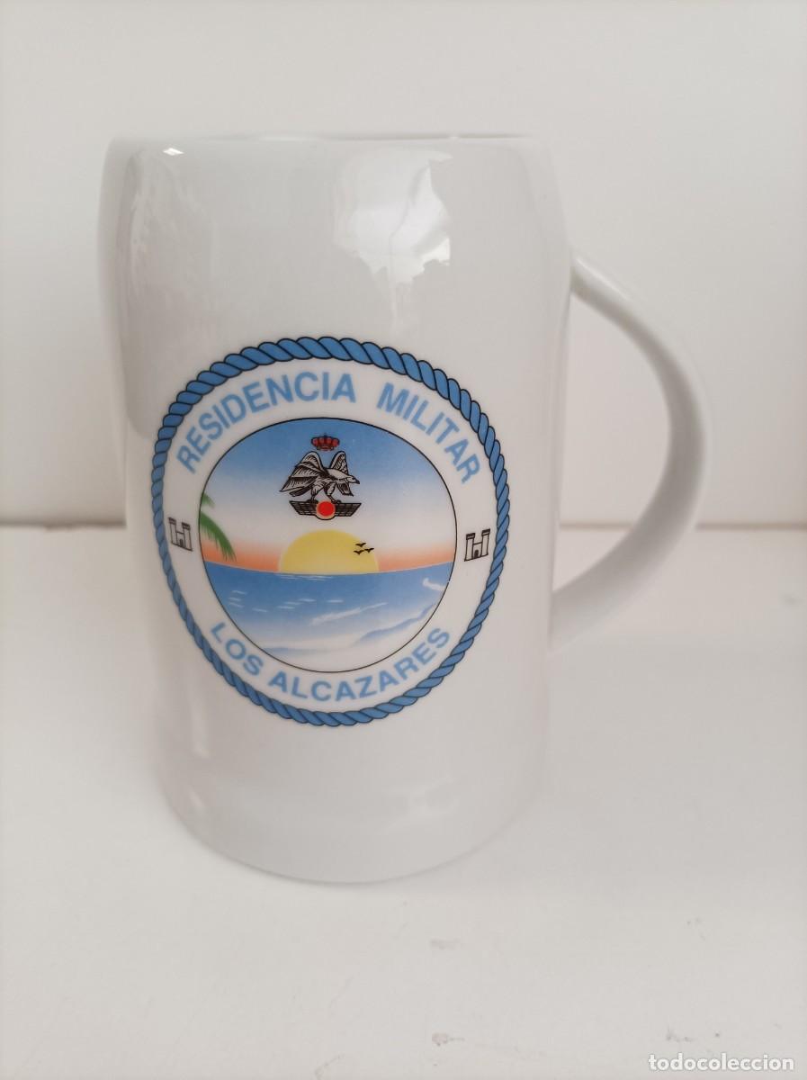 Militaria: Jarra cer&aacute;mica. RESIDENCIA MILITAR - LOS ALCAZARES.