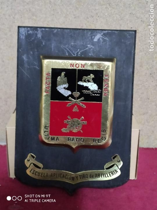 Military Antiques: METOPA ESCUELA DE APLICACION Y TIRO DE ARTILLERIA 20,5 X 14 CM