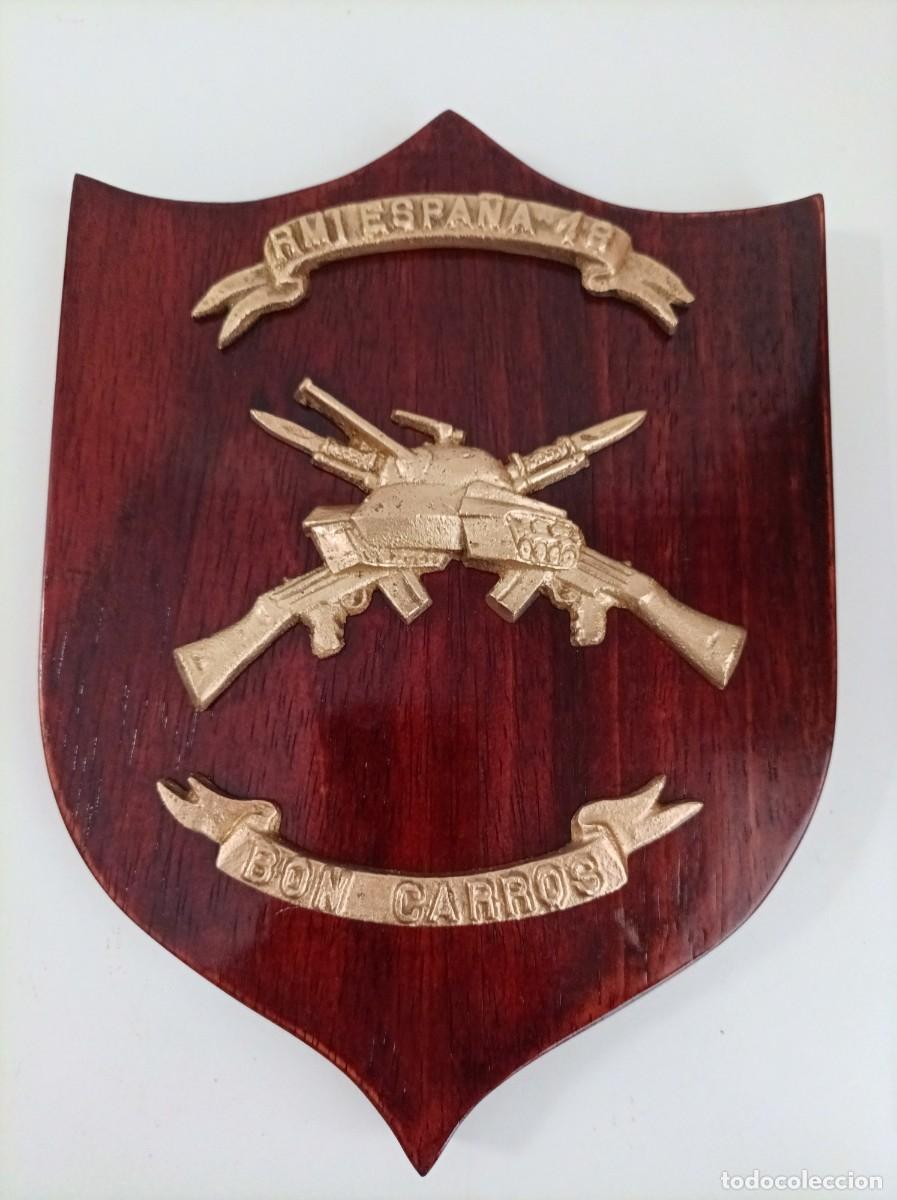 Military Antiques: Metopa militar. Regimiento Mixto de Infanter&iacute;a Espa&ntilde;a n&ordm;18. Batall&oacute;n de carros. Cartagena.