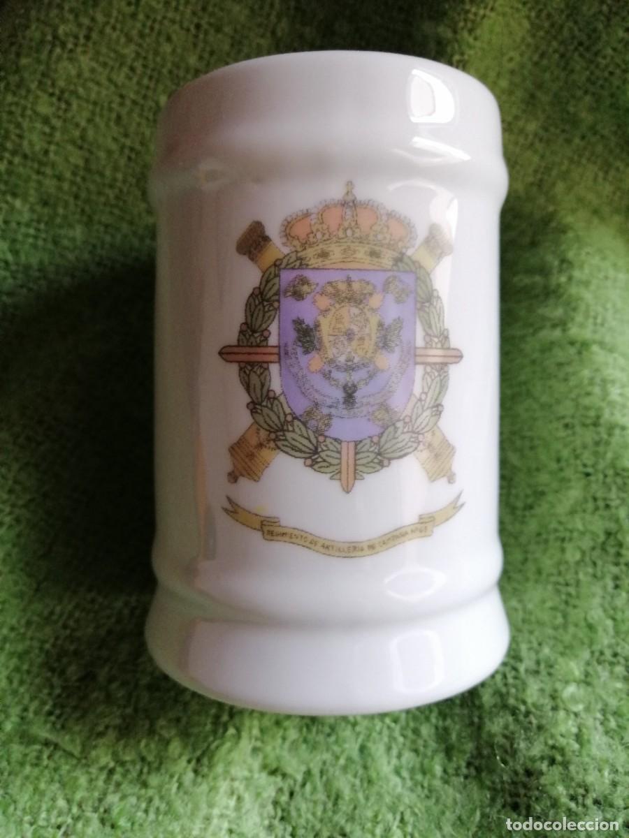 Militaria: Jarra Regimiento de Artilleria de campa&ntilde;a n&ordm; 61