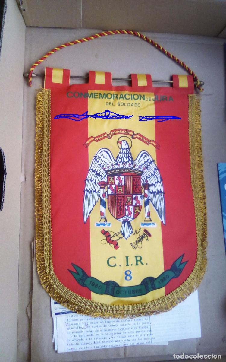 Military Antiques: C. I. R. 8. Rabasa (Alicante). Bander&iacute;n recuerdo conmemoraci&oacute;n de la jura de bandera, octubre 1980.