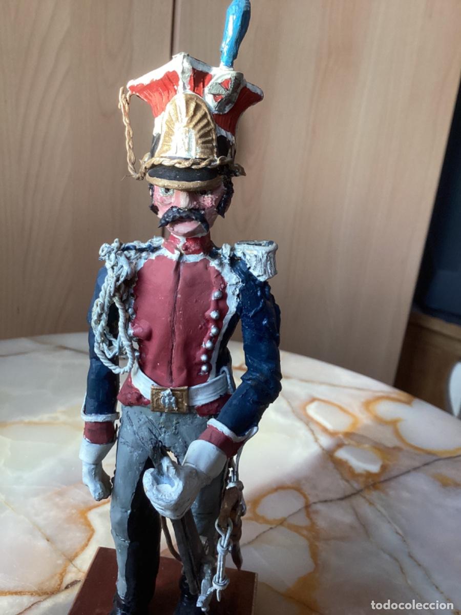 Military Antiques: Soldado de Plomo 22cm. Caballos Ligeros Polacos Guardia Imperial Francia 1808