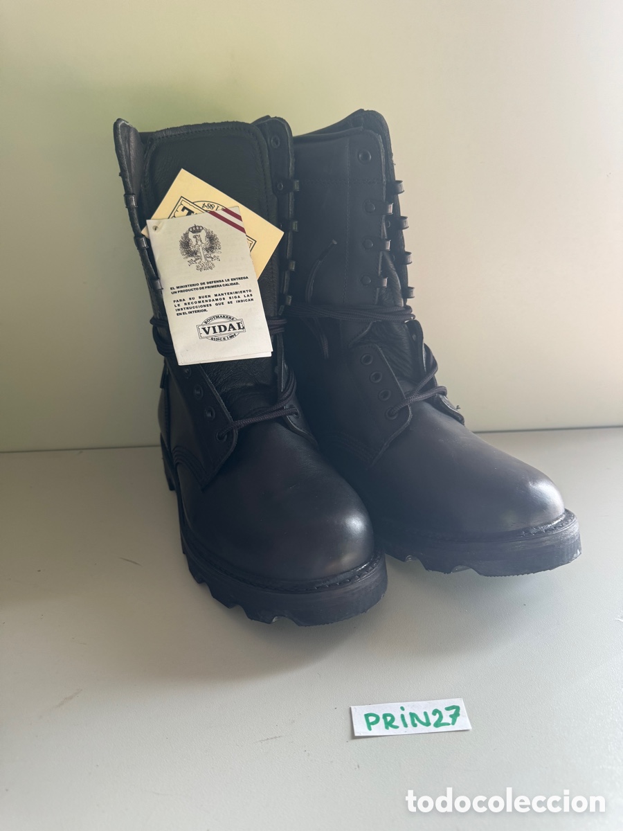 Militaria: Botas nuevas Vidal - del Ejercito Espa&ntilde;ol talla 41 - Foto 1