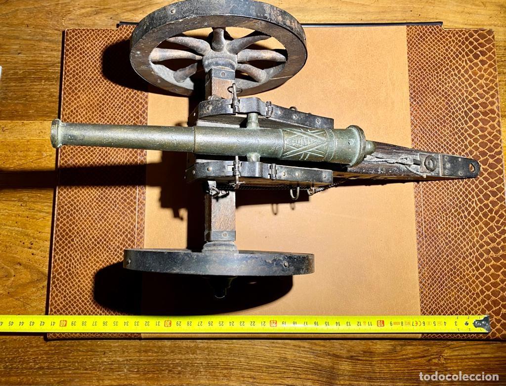 Militaria: CA&Ntilde;ON DEL S.XlX EN BRONCE,MADERA Y HIERRO